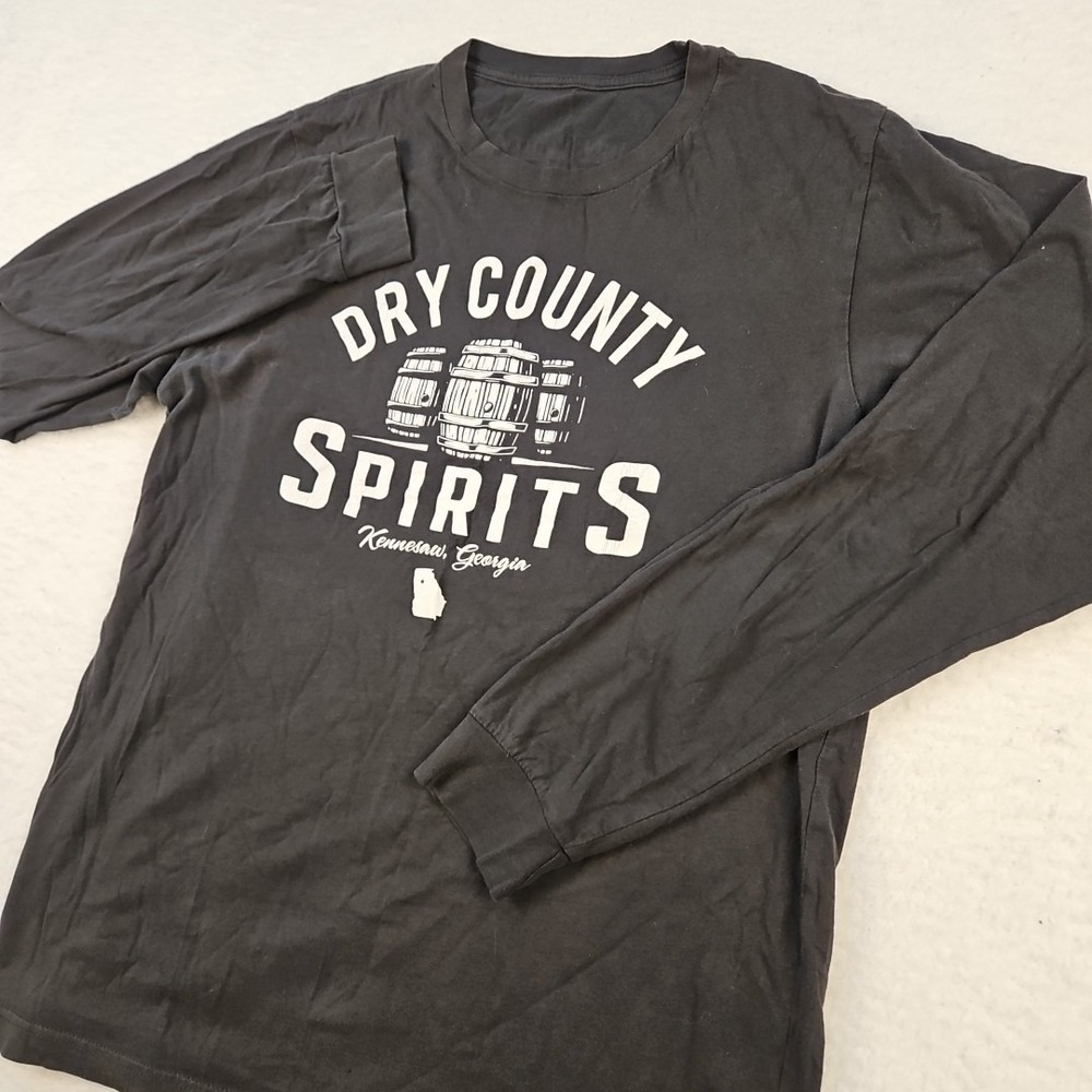 Rare Kennesaw Georgia Dry County Spirits Brewing Company Mens XL L/S Shirt